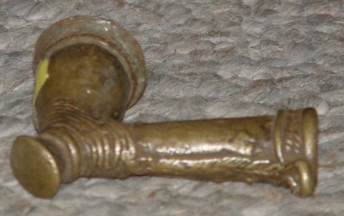 #274 - Bronze pipe, Cameroon.