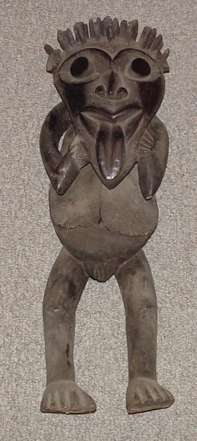 #40 - Mambila Female Figure. This female is paired with our #69 Male Figure and should be sold as a pair.